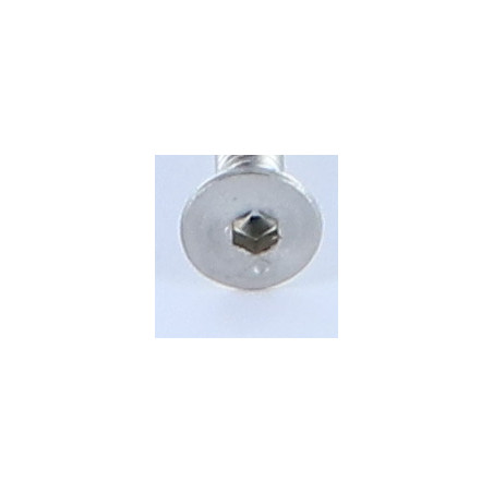1 x Machine Screw Flat Head Hexagon Recess Hexagon Socket 2.5 M4X35 Full Thread Stainless Steel A4