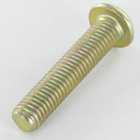 1 x Machine Screw Hex Socket Pan Head Cap M5X45 Full Thread Class 10.9 Hexagon Socket 3 Yellow Zinc