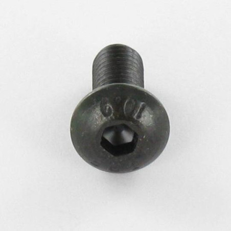 1 x Machine Screw Hex Socket Pan Head Cap M6X12 Full Thread Class 10.9 Hexagon Socket 4 Black Zinc Plated