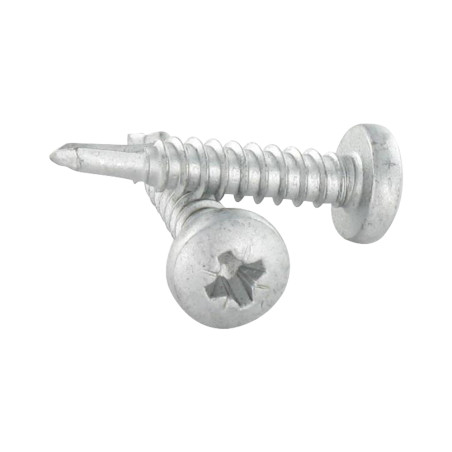 1 x Self Drilling Pan Head Pozi 4.8X25 Stainless Steel AISI 410