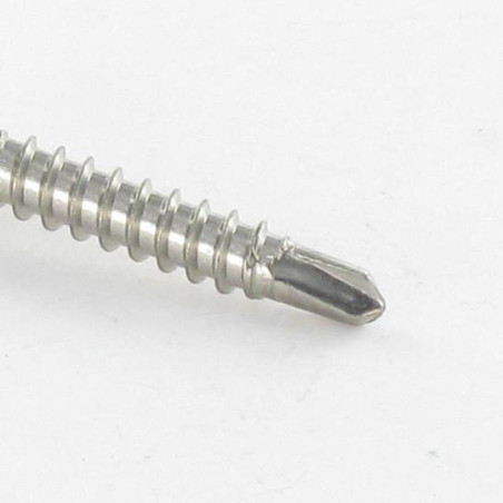 1 x Self Drilling Pan Head Square 4.8X38 Square 2 Stainless Steel A2