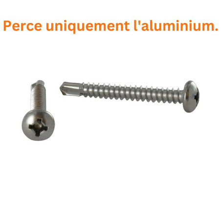 1 x Self Drilling Pan Head BECAUSE/ Phillips 4.2X13 SQ2+PH2 Stainless Steel A2