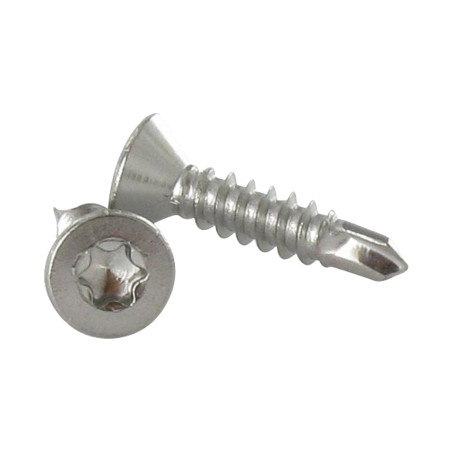 1 x Self Drilling Stainless Steel A2 Countersunk Head 5.5X50 T25