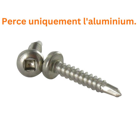 1 x Self Drilling Pan Head Square 3.9X32 Square 1 Stainless Steel A2