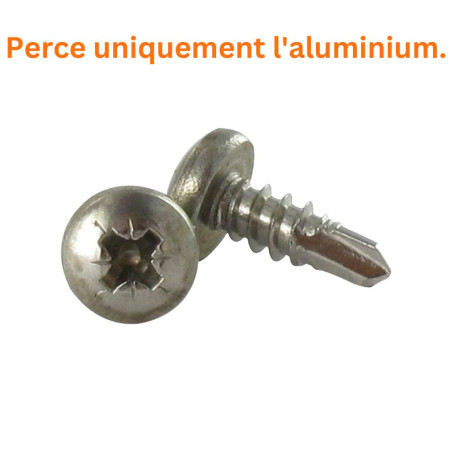 1 x Self Drilling Stainless Steel A2 Cylindrical Button Head Phillips 4.8X16