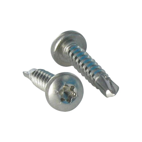 1 x Self Drilling Cylindrical Button Head T25 4.8X50 Stainless Steel A2