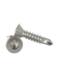 Self Drilling Stainless Steel A2 Countersunk Head 3.5X16 T10