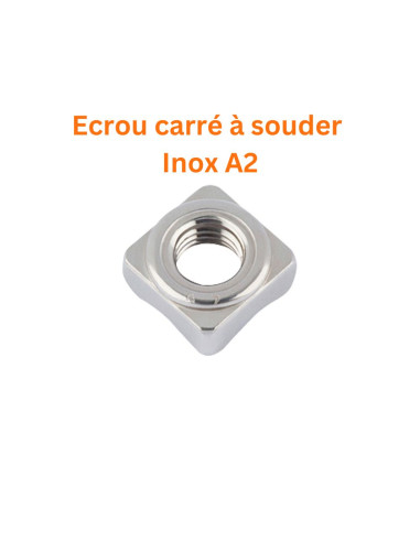 1 x Square Nut Welding M5 9X9X4.2 Stainless...