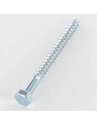 1 x Coach Screws/Hexagonal Head Wood 8X25 Zinc...