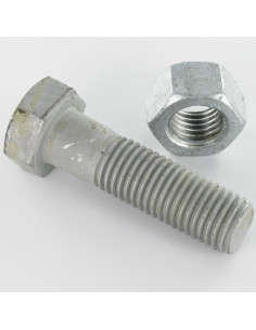 Bolt With Nut Hexagonal Head M20X70 Class 6.8 Sb Hot Dip...