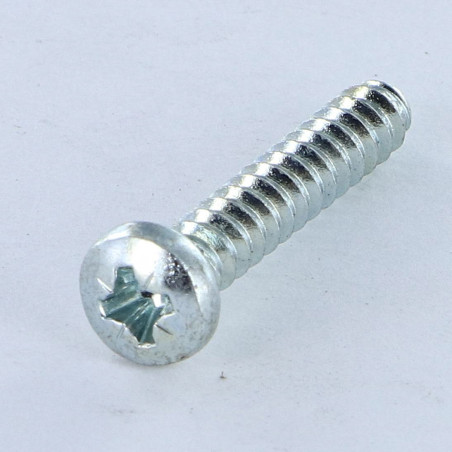 1 x Screw For Plastic Pan Head Pozi 4.2X1" Thread 60 degree Zinc Plated