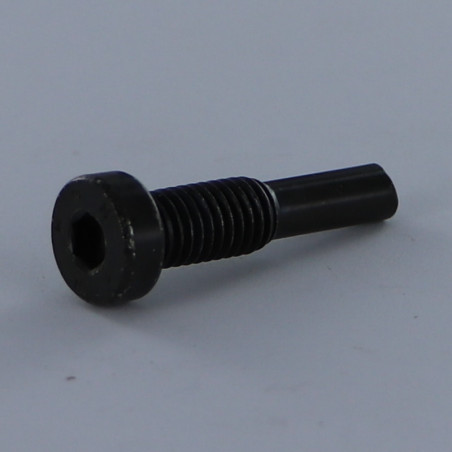 1 x Machine Screw Socket Head Hexagon Socket 5 M8X32 Thread Length: 15.5 Pilot Point Thin Head Black Zinc Plated