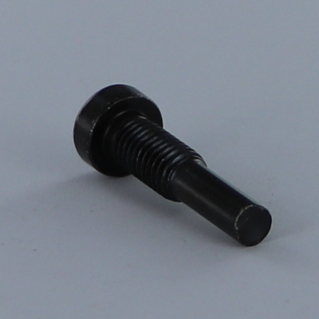 1 x Machine Screw Socket Head Hexagon Socket 5 M8X32 Thread Length: 15.5 Pilot Point Thin Head Black Zinc Plated