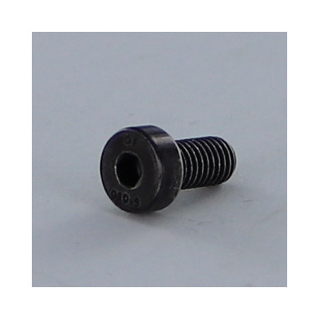 1 x Machine Screw Socket Head Hexagon Socket 3 M5X10 Full Thread Class 10.9 Thin Head Black Zinc Plated