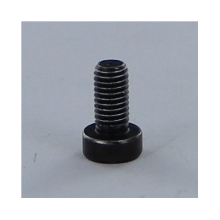 1 x Machine Screw Socket Head Hexagon Socket 3 M5X10 Full Thread Class 10.9 Thin Head Black Zinc Plated