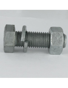 Bolt With Nut Hexagonal Head 5/8X 2"1/4 Unc GR5+GROW+RD....