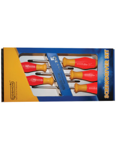 Set of 5 Screwdriver Linch Pin electrician