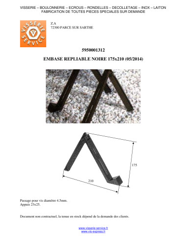 1 x SUPPORT PLATE FUNERAL Black Zinc Plated...