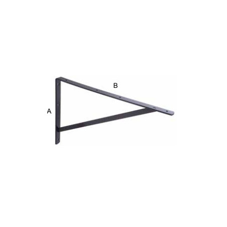 1 x Bracket REINFORCEMENT 300X450X30 Black Zinc Plated