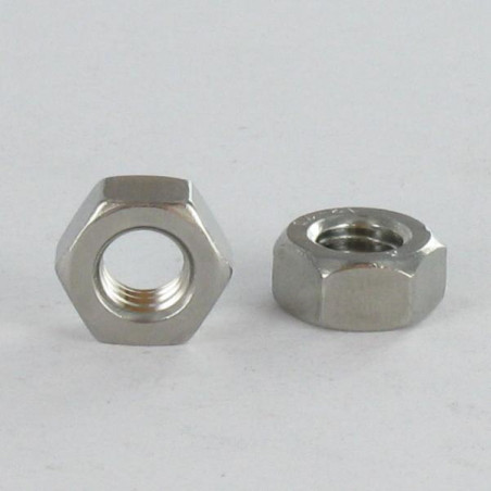 1 x Hexagonal nut M6 Stainless Steel A2 + Wax Lubricated