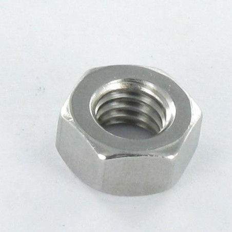1 x Hexagonal nut M6 Stainless Steel A2 Black