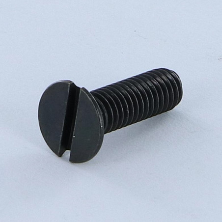 1 x Machine Screw Countersunk Head Slotted M8X70 Black Zinc Plated