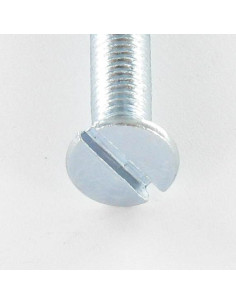Machine Screw Countersunk Head Slotted M8X100 Zinc Plated 2
