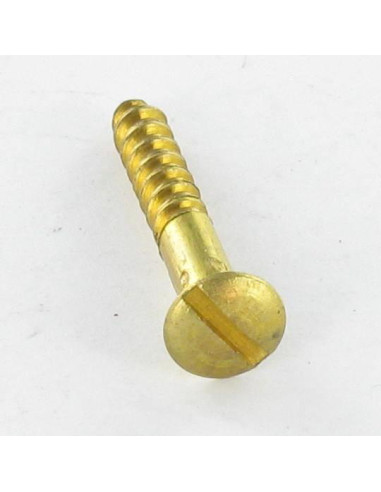 1 x Wood Screw Brass Pan Countersunk Head...