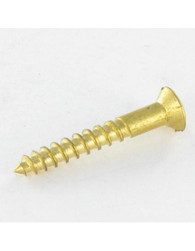 1 x Wood Screw Brass Pan Countersunk Head...