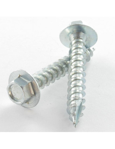 1 x Chipboard Screw Tekor Hexagonal Head Flange...