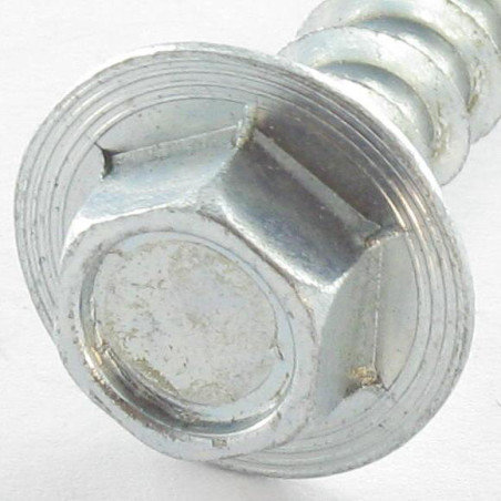 1 x Chipboard Screw Tekor Hexagonal Head Flange 8X50 Zinc Plated cut Type 17 Drilling Point
