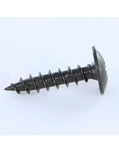 Chipboard Screw Mushroom Pozi PZ2 4.5X20 Black Zinc Plated