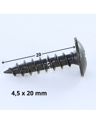1 x Chipboard Screw Mushroom Pozi PZ2 4.5X20...