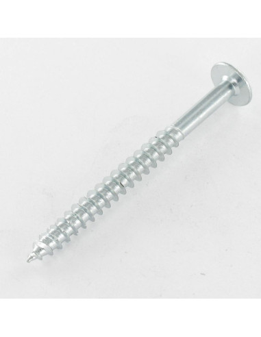 1 x Chipboard Screw Mushroom 6X80 Thread...
