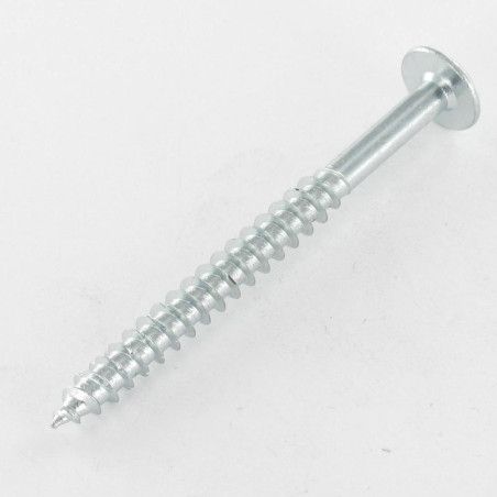 1 x Savis Chipsboard Screw Mushroom 6X80 Thread Length: 50 T30 Zinc Plated 200 Hour Salt Spray Without Red Rust