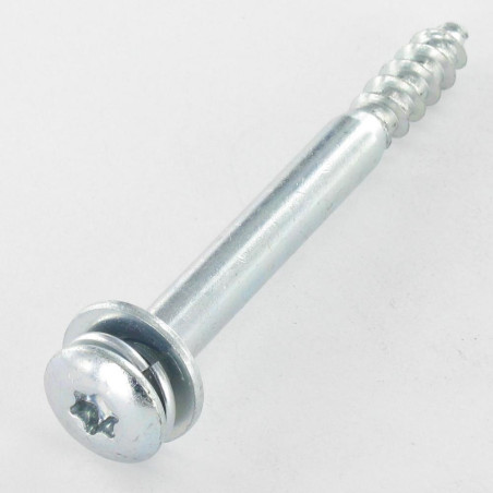 1 x Chipboard Screw Mushroom 7X70 Thread Length: 30 T30 Washer GRO+PL Zinc Plated Cr3 96 Hbs Without Red Rust