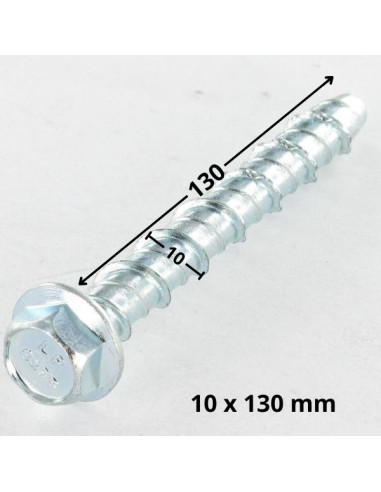 1 x Screw For Concrete Hexagonal Head Flange...