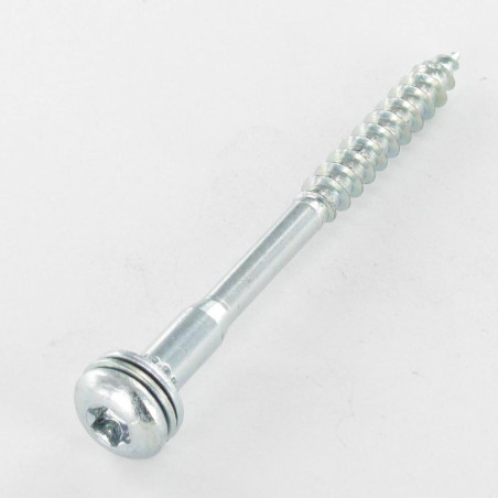 1 x Savis Chipsboard Screw Mushroom 7X85 Thread Length: 40 T40 Captive Zinc Plated 96 Hour Salt Spray