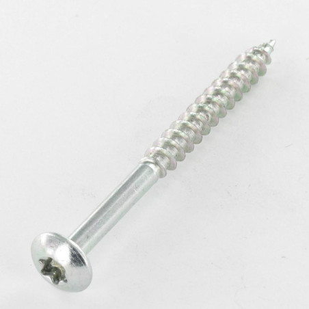 1 x Savis Chipsboard Screw Mushroom 7X100 Thread Length: 60 T30 Zinc Plated 200 Hour Salt Spray Without Red Rust