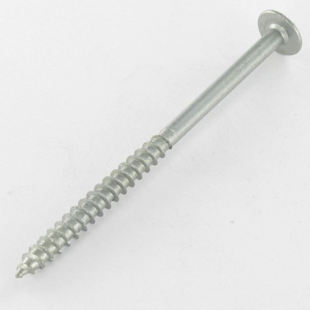 1 x Chipboard Screw Mushroom 6X70 Thread Length: 50 T30 Zinc Plated 200 Hour Salt Spray Without Red Rust