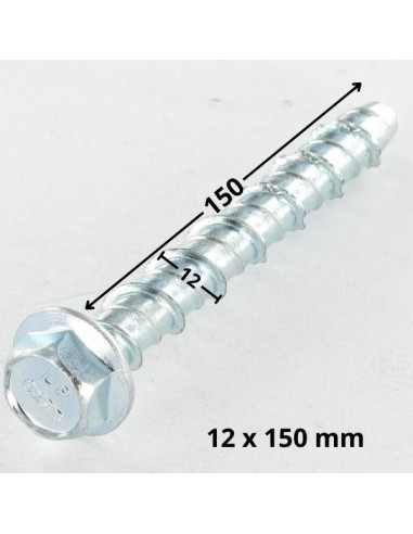 1 x Screw For Concrete Hexagonal Head Flange...