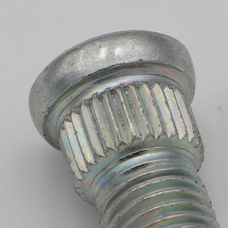 1 x Screw Of WHEEL Zinc Plated 1/2"X50 Thread Length: 32 Unf