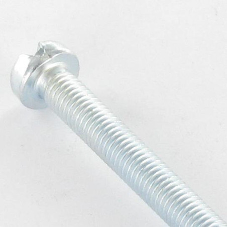 1 x Machine Screw Pan Head Slotted M4X20 Zinc Plated
