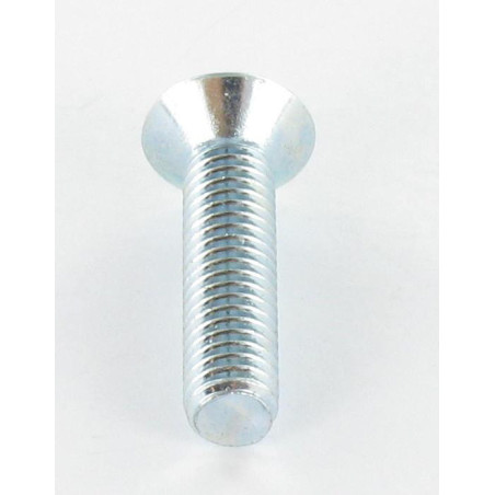 1 x Machine Screw Countersunk Head T40 M8X40 Class 10.9 Zinc Plated