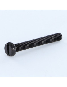 Machine Screw Pan Head Slotted M4X30 Black Zinc Plated