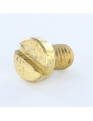 1 x Machine Screw Pan Head Slotted M4X6 Brass...