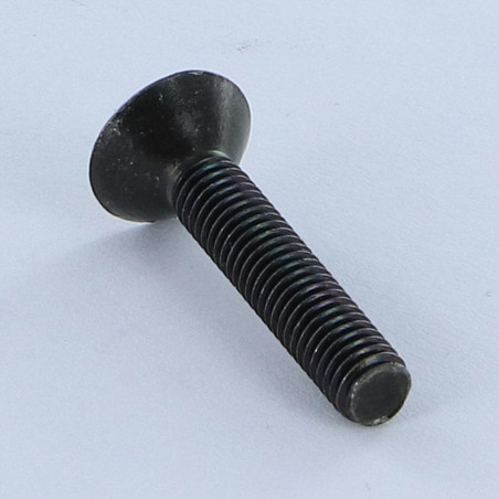 1 x Machine Screw Countersunk Head Not Slotted M5X27 Black Zinc Plated Head Diameter: 11