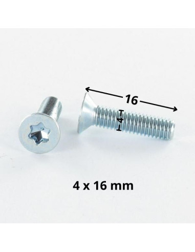 1 x Machine Screw Countersunk Head T20 M4X16...