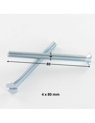 1 x Machine Screw Countersunk Head Slotted...