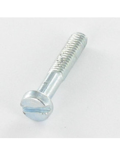 Machine Screw Pan Head Slotted M4X27 Thread Length: 14...